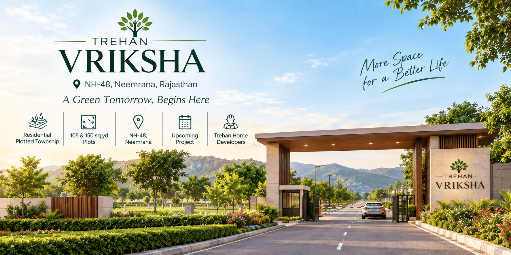 Trehan Vriksha Neemrana - Premium Residential Plots on NH-48